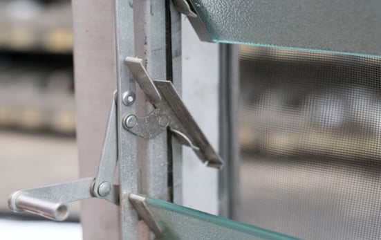 Window treatments - semi-tubular rivets